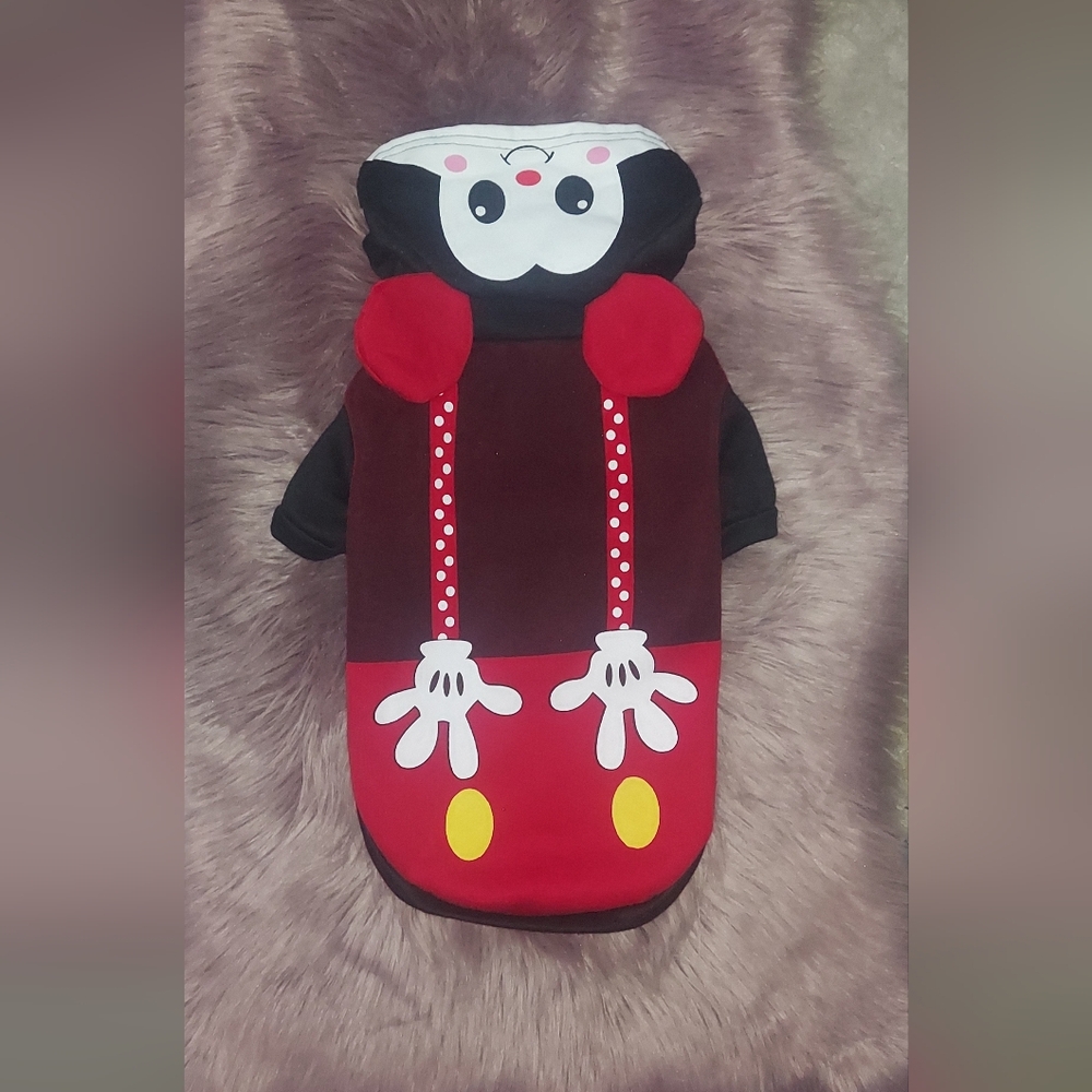 Cute Red and Black Dog Costume